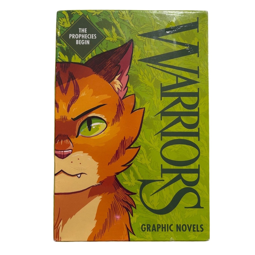 Warriors The Prophecies Begin Graphic Novel Box Set Vols 1-3 Erin Hunter NEW